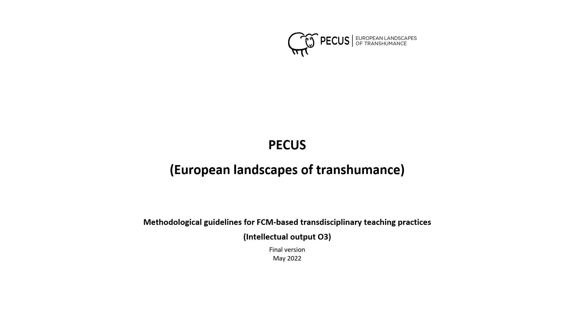 Methodological guidelines for FCM-based transdisciplinary teaching practices